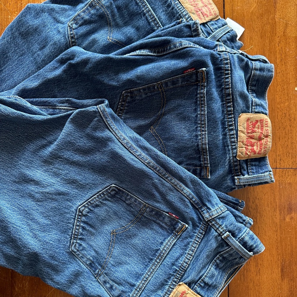Levi's 501 Button-fly Blue Jeans